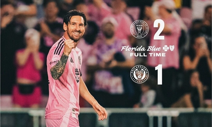 trận đấu giữa Inter Miami và Philadelphia