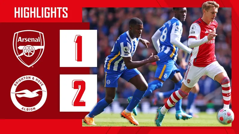 Trận đấu giữa Arsenal và Brighton - "Arsenal" vs "Brighton"